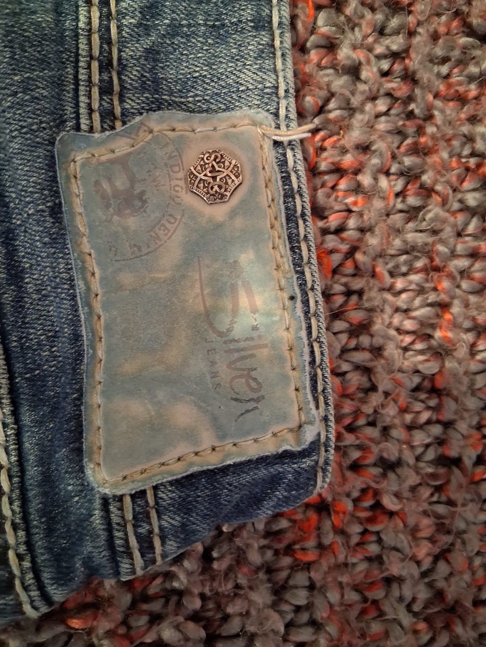 Silver Jeans Women's Dark Blue Bootcut with Fading - Picture 4 of 5